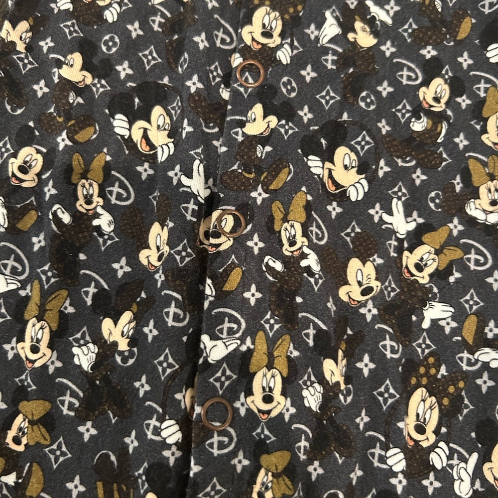 Disney Louis Vuitton print gown/onesie - Picture 3 of 3